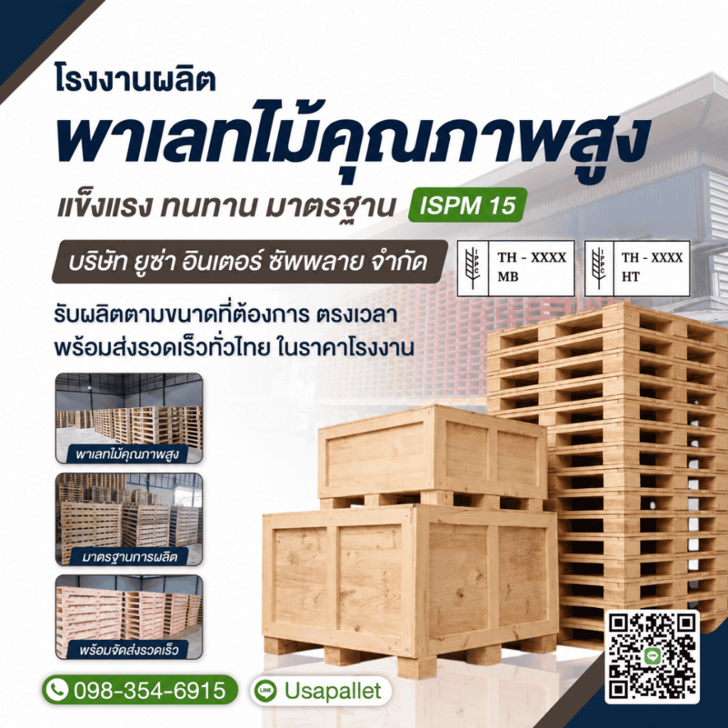 โรงงงานผลิตพาเลทไม้คุณภาพสูง